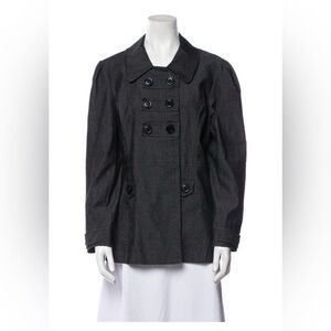 Sandro Sportswear Gray Double-Breasted Casual Jacket Size Large